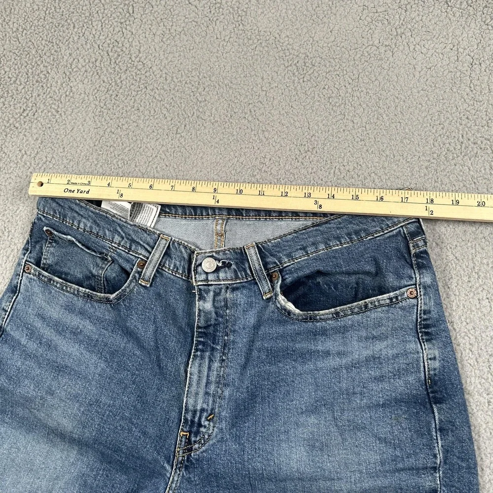 Levis 514 Jeans‎ Mens 36x32 Blue Straight Leg Stretch Denim Pants Medium Wash